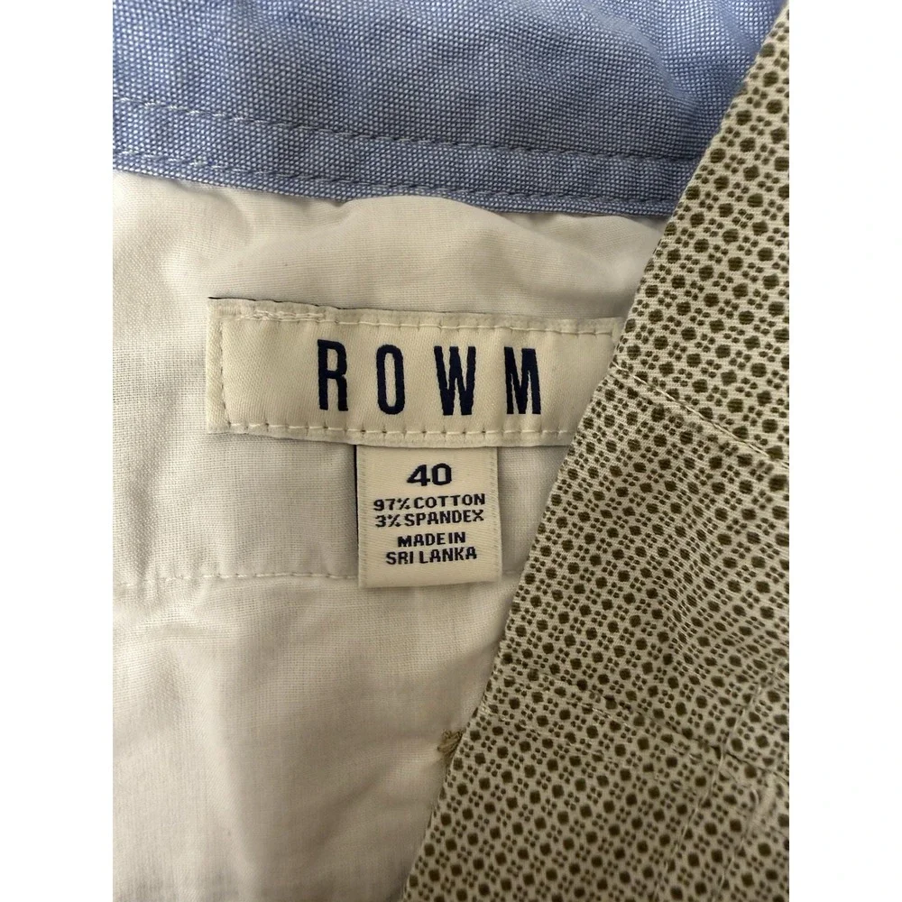 ROWM Men's Chino‎ Shorts Size 40 NWT